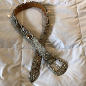 Western bling belt